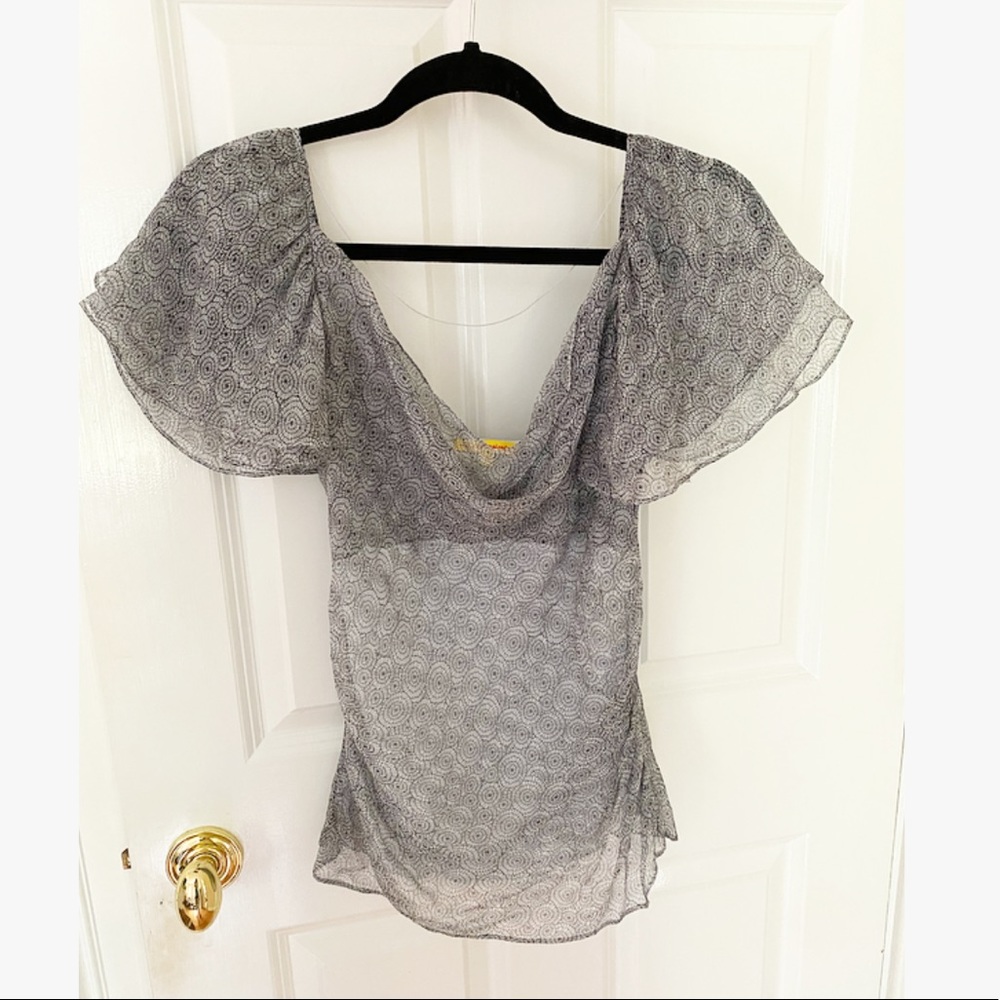 CATHERINE MALANDRINO SILK TOP
